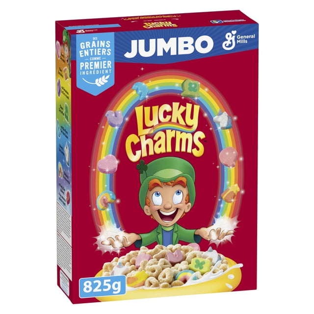 Lucky Charms Marshmallows Jumbo Cereal, 825 g
