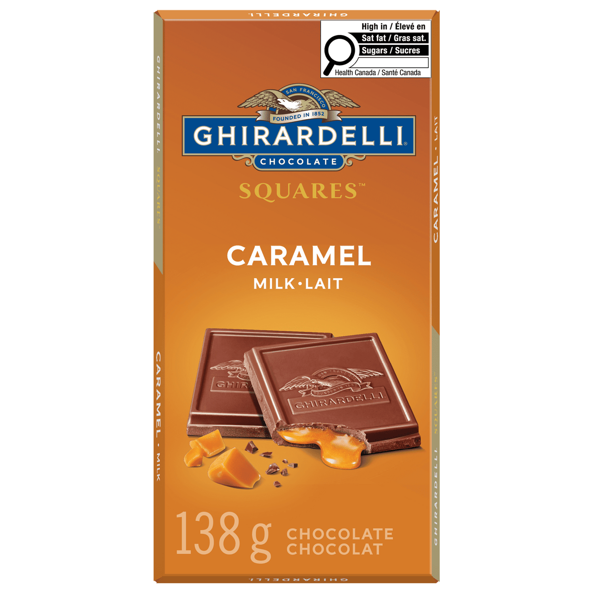 GHIRARDELLI Milk Chocolate Caramel Bar 138g