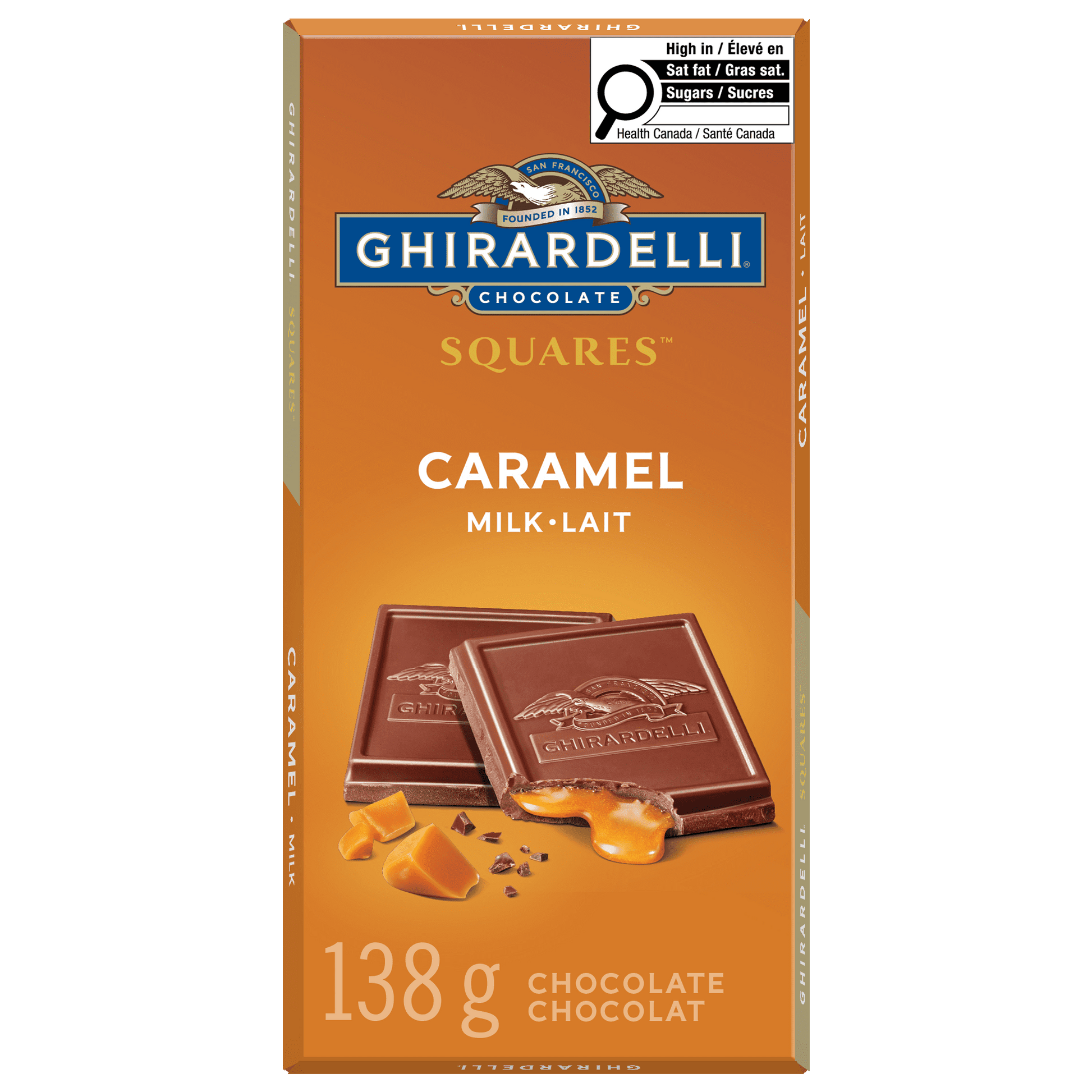 GHIRARDELLI Milk Chocolate Caramel Bar 138g