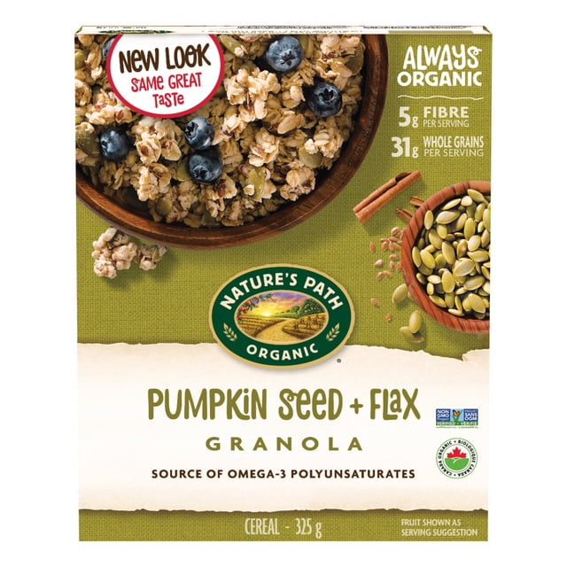 Nature's Path Organic Flax Plus Pumpkin Flax Granola, 325 g