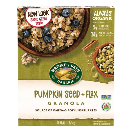 Nature's Path Organic Flax Plus Pumpkin Flax Granola, 325 g