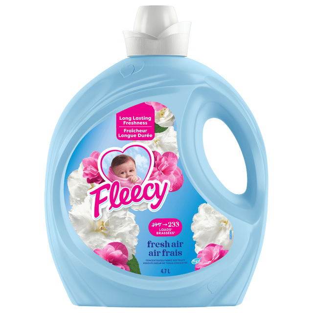 Fleecy Fresh Air Concentrated Value Size Fabric Softener, 4700 g