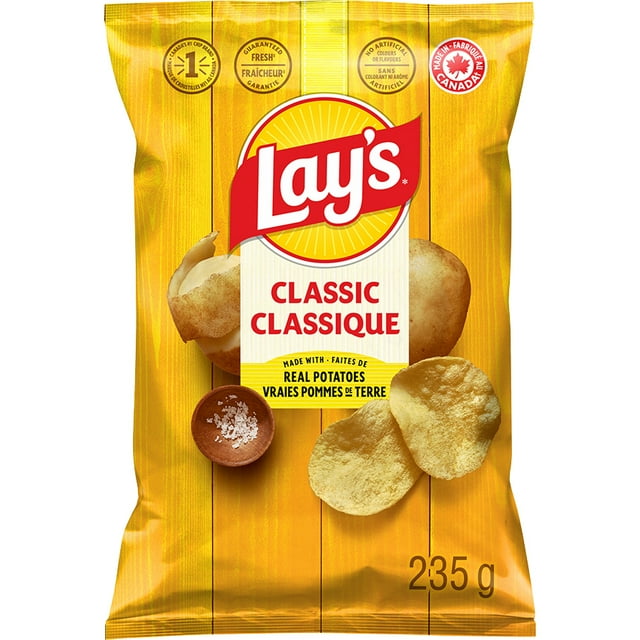 Lay's Classic Potato Chips, 235 g