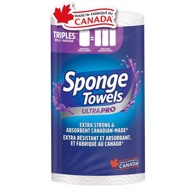 SpongeTowels UltraPRO Choose-A-Size Single Paper Towels, 450 g