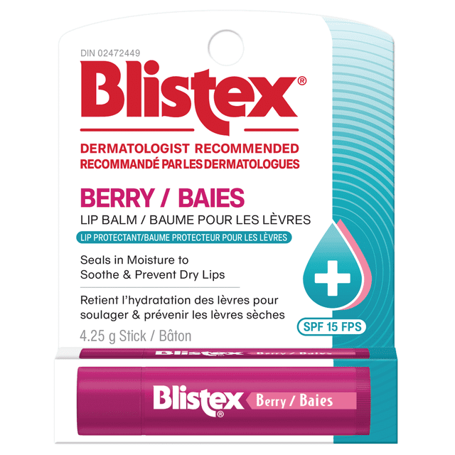 Blistex Berry Sunscreen Lip Balm, 4 g