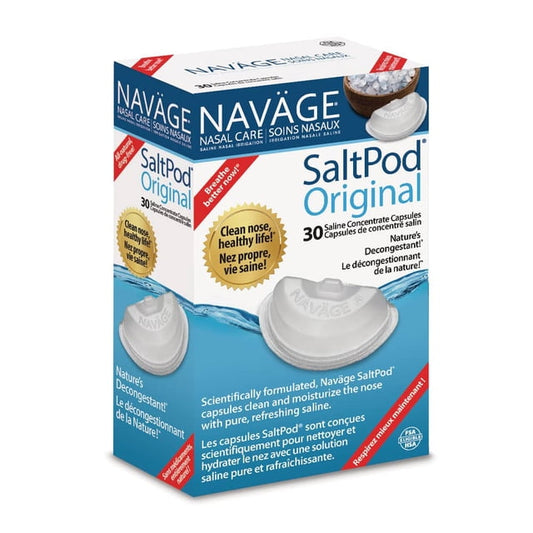 Navage Original SaltPod 30-Pack Saline Capsules, 100 g, 30 Count