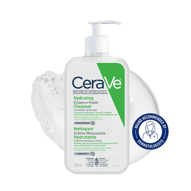 CeraVe Cream-to-Foam Small Size Cleanser, 237 g
