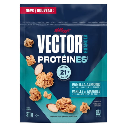 Kellogg's Vector Vanilla Almond Granola, 311 g