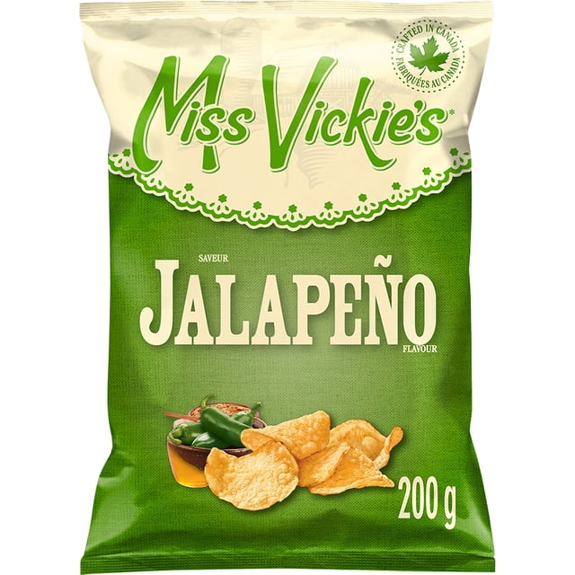 Miss Vickie's Jalapeño Kettle Cooked Potato Chips, 200 g