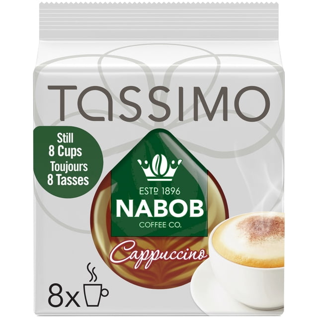 Tassimo Nabob Cappuccino Single Serve T-Discs 8ct, 263 g, 8 Count