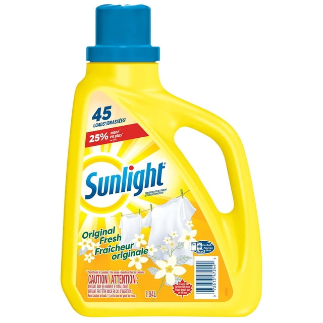 Sunlight Original Fresh Concentrated Liquid Laundry Detergent, 1840 g
