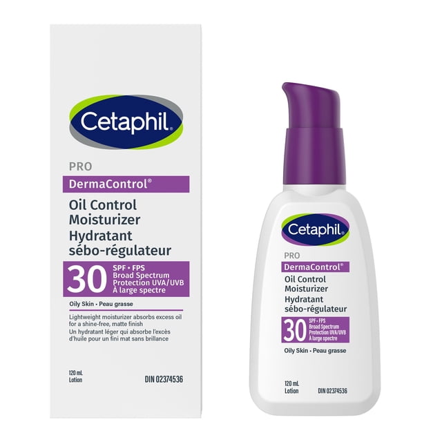 Cetaphil PRO DermaControl Oil Control SPF 30 Moisturizer, 118 g