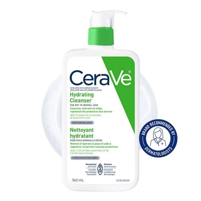 CeraVe Hydrating Gentle Face Wash, 473 g
