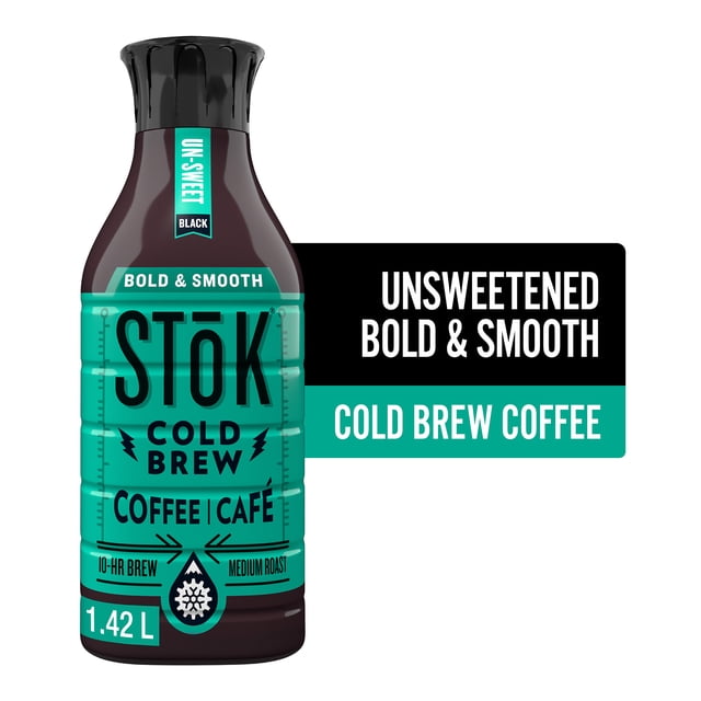 SToK Black Unsweetened Cold Brew Coffee, 1420 g