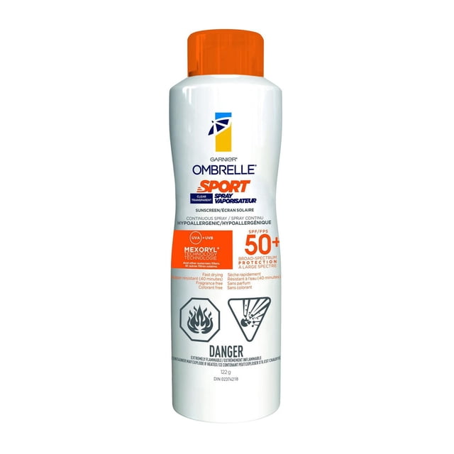 Ombrelle Sport SPF 50+ Sunscreen Spray, 122 g