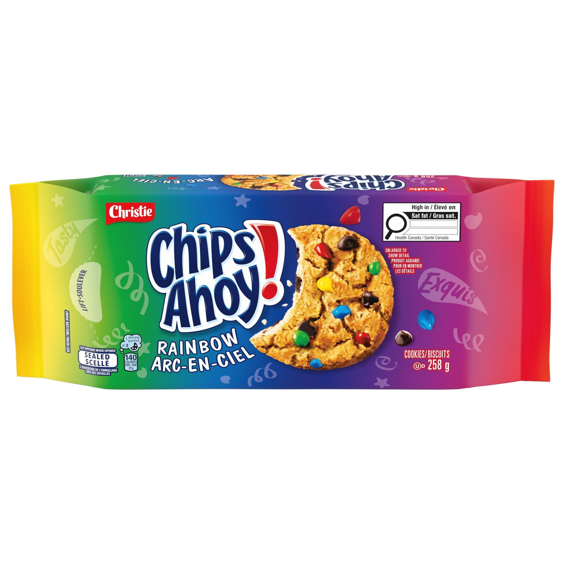 Chips Ahoy Rainbow Chocolate Chip Cookies 258g