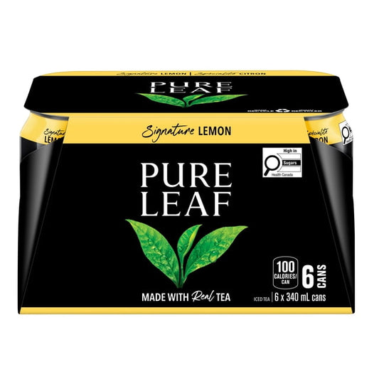 Pure Leaf Lemon Iced Tea 6 x 340 mL Cans
