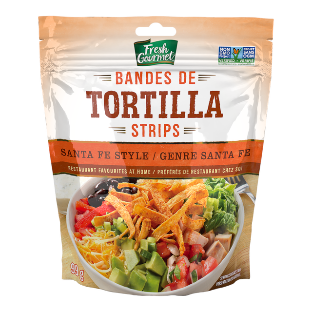 Fresh Gourmet Santa Fe Style Tortilla Strips Salad Topping, 99 g
