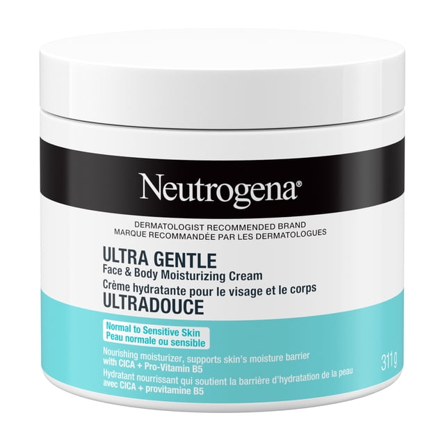 Neutrogena Ultra Gentle Face & Body Moisturizing Cream, 311 g