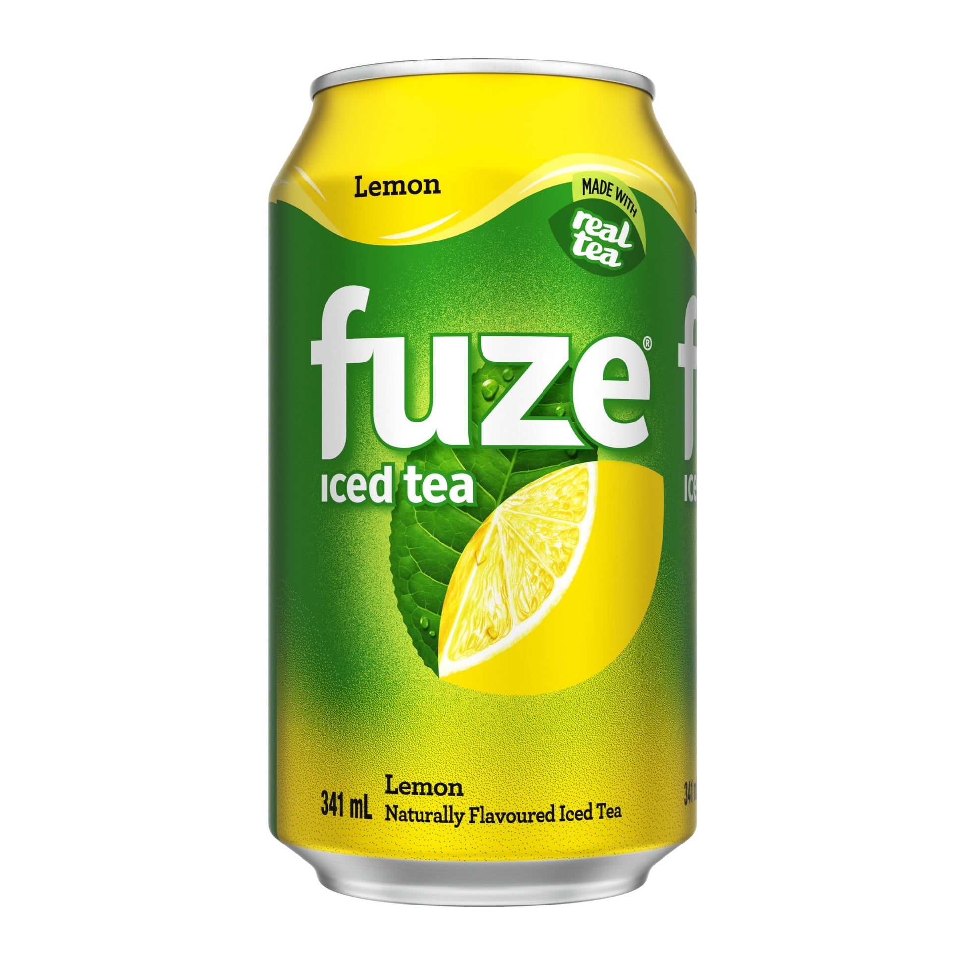 Fuze Lemon Iced Tea Cans 341 mL - 12 Pack