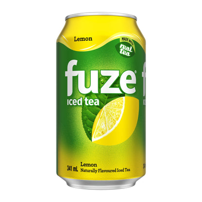 Fuze Lemon Iced Tea Cans 341 mL - 12 Pack