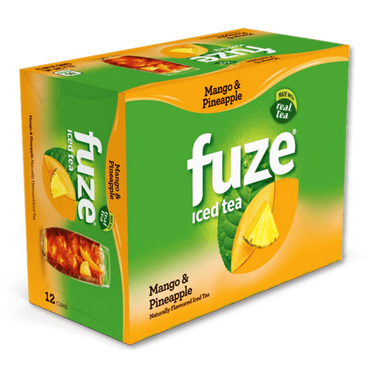 Fuze Iced Tea Mango Pineapple 12 x 341 mL Cans