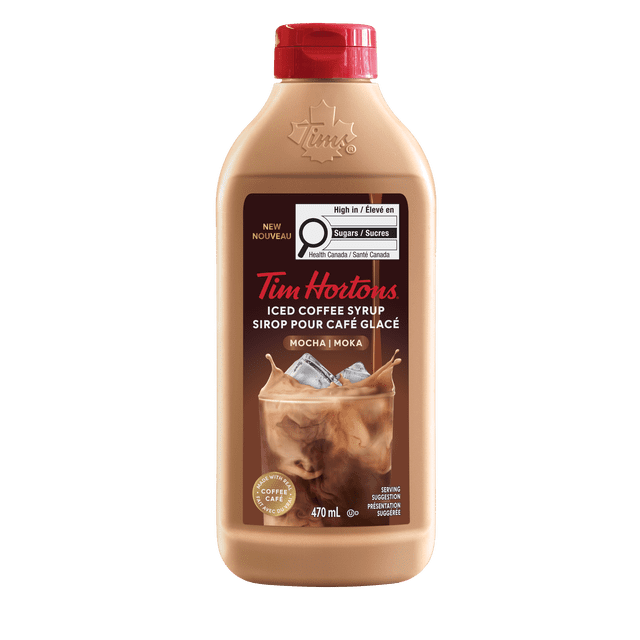 Tim Hortons Iced Coffee Syrup Mocha 470mL