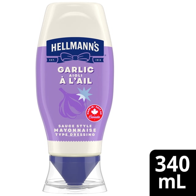 Hellmann's Garlic Aioli Condiment, 340 g