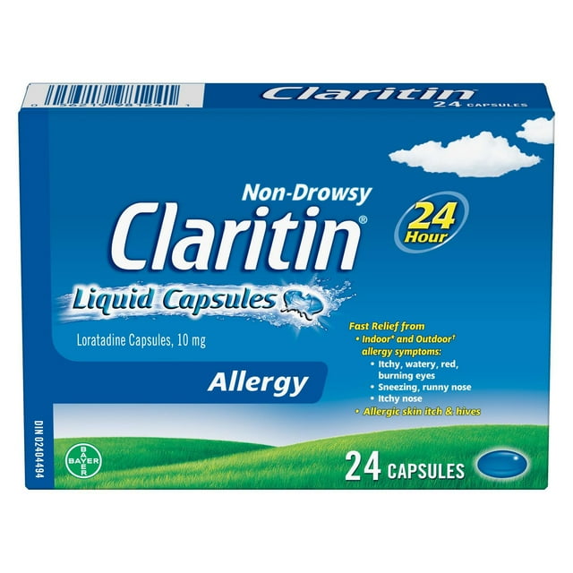 Claritin Liquid Capsules 24ct Capsules, 37 g, 24 Count