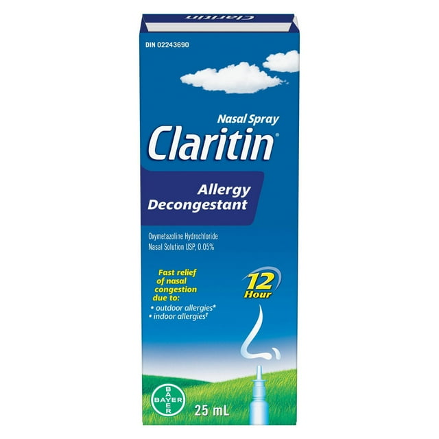 Claritin Decongestant 12-Hour Nasal Spray, 25 g