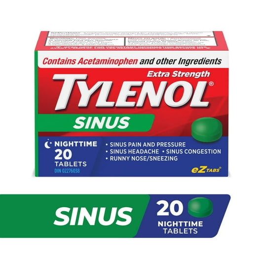 Tylenol Extra Strength Sinus eZ Tabs 20ct Tablets, 35 g, 20 Count