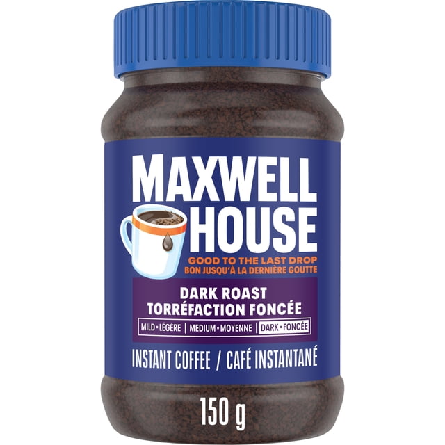 Maxwell House Rich Dark Roast Instant Coffee 150g, 150 g