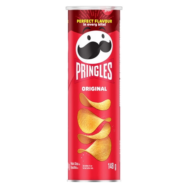 Pringles Original Potato Chips, 148 g