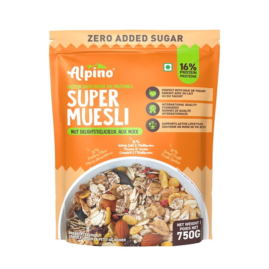 Alpino Super Muesli Nut Delight Muesli, 750 g