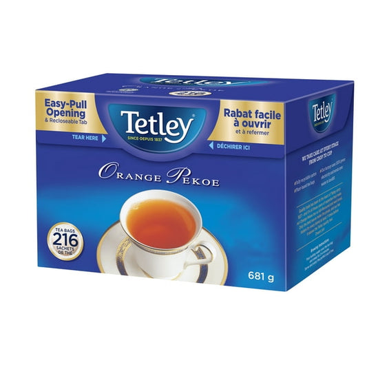 Tetley Orange Pekoe Tea 216 Tea Bags 681g