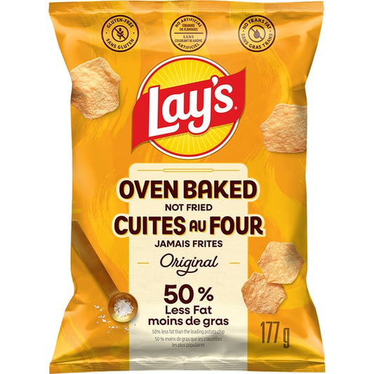Lay's Oven Baked Original Potato Chips, 177 g