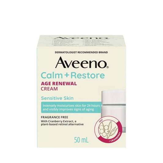 Aveeno Calm + Restore Age Renewal Cream, 50 g