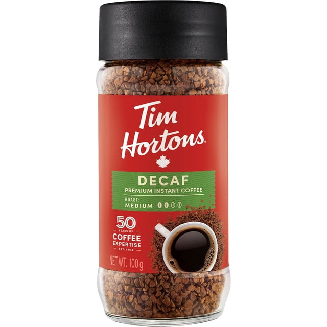 Tim Hortons Decaf Premium Instant Coffee, 100 g