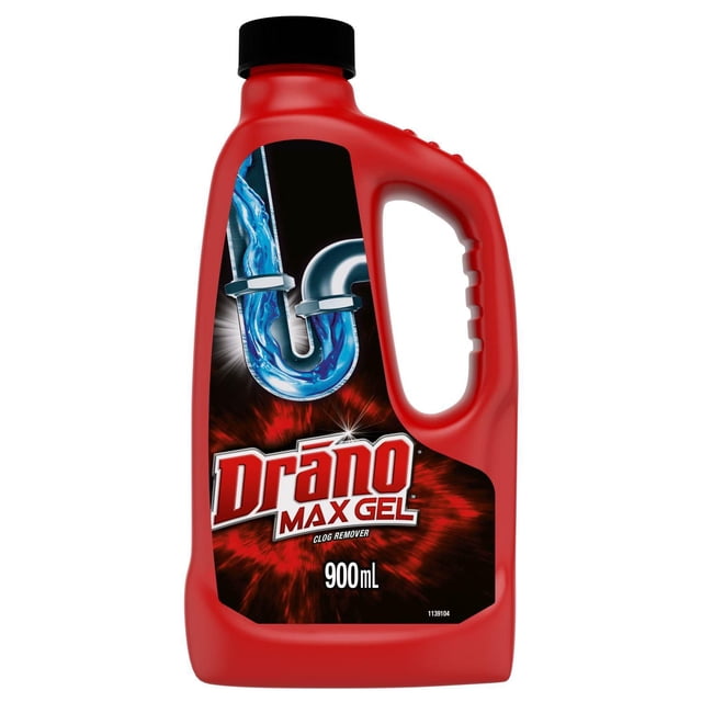 Drano Max Gel Clog Remover Drain Cleaner, 900 g