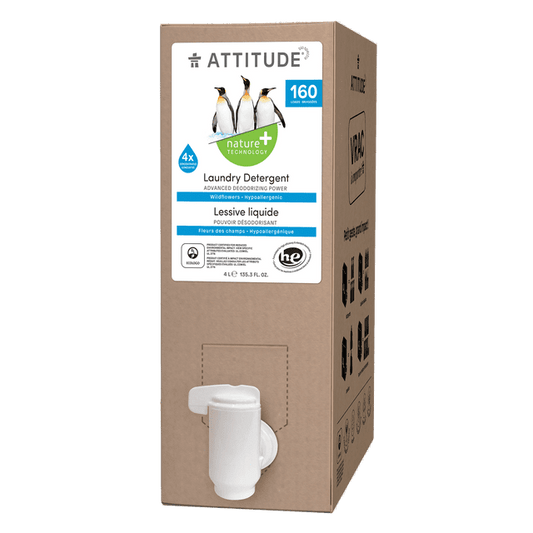 Attitude Wildflowers Laundry Detergent, 4000 g