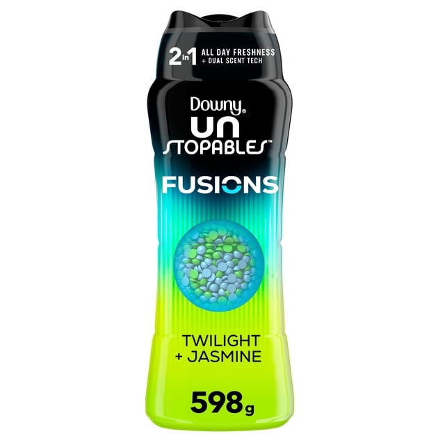 Downy Unstopables Fusions Twilight and Jasmine Value Size Scent Booster Beads, 598 g