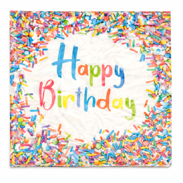 Fantastik Party Birthday Sprinkles 2-Ply Lunch Napkins, 60 g, 16 Count