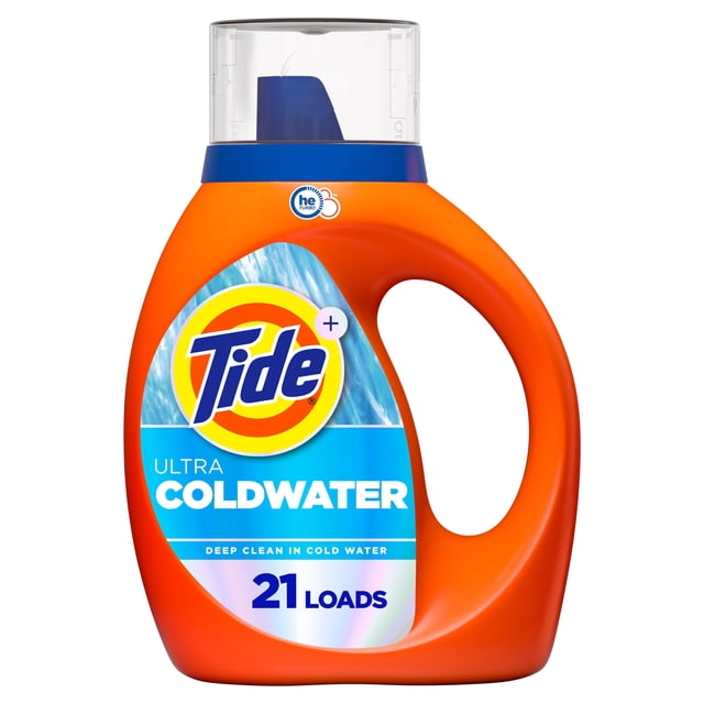 Tide Ultra Coldwater Original Liquid Laundry Detergent, 887 g