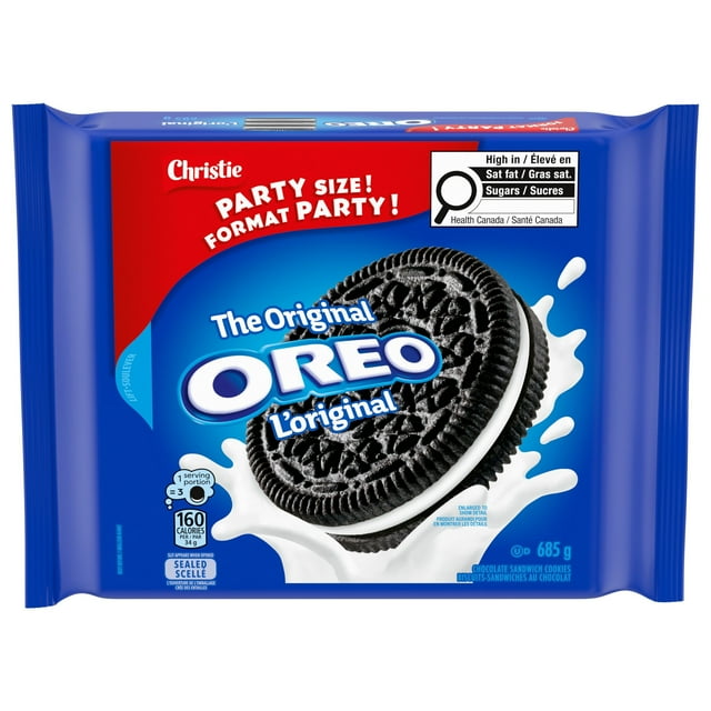 OREO Original Chocolate Sandwich Cookies Party Size 685g