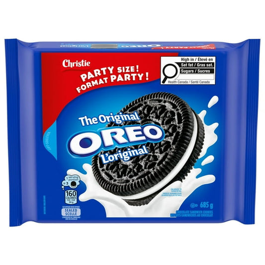 OREO Original Chocolate Sandwich Cookies Party Size 685g