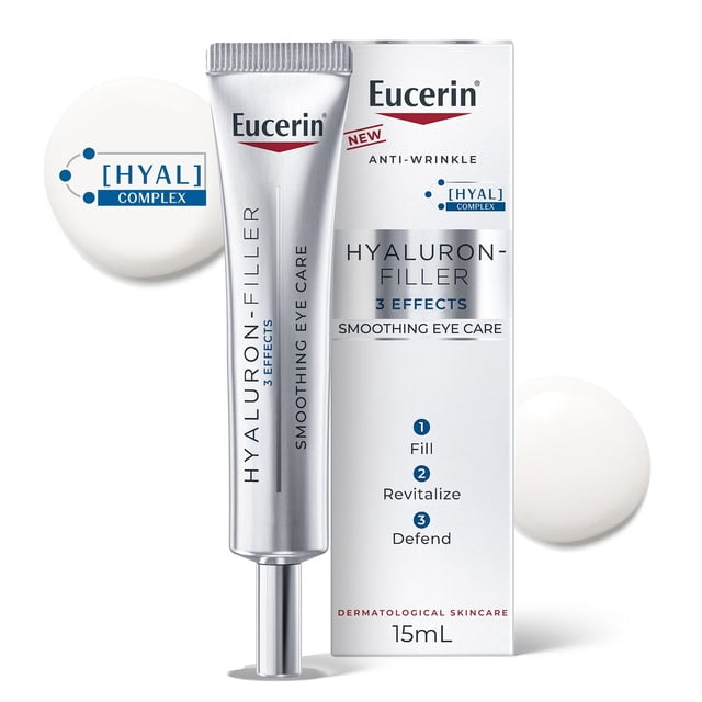 Eucerin Anti Wrinkle Smoothing Hyaluronic Eye Cream, 15 g