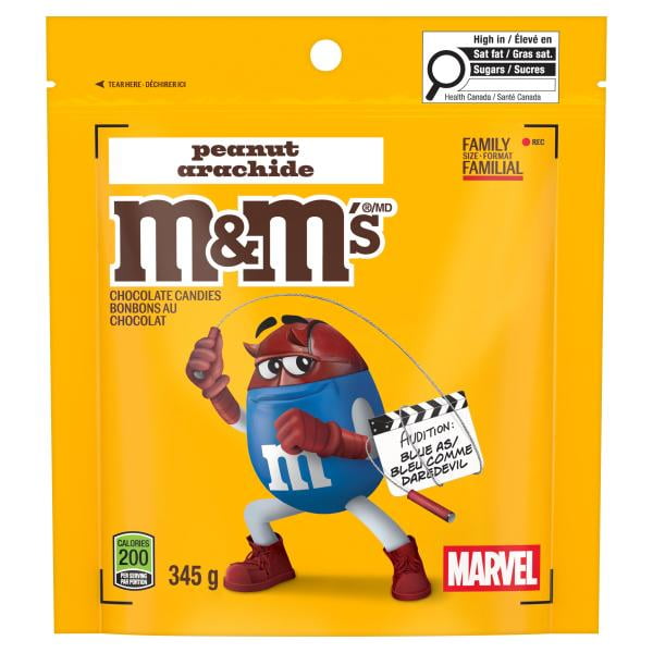 M&M's Peanut Milk Chocolate Candies 345g