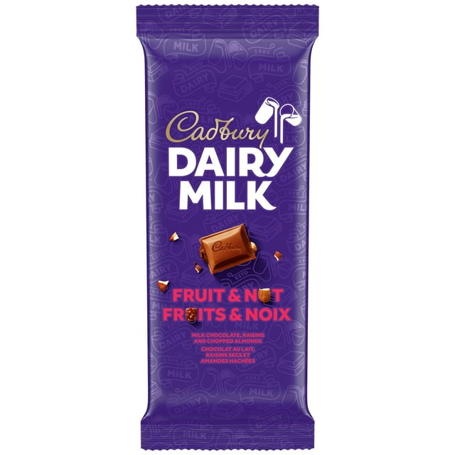 Cadbury Dairy Milk Fruit & Nut Chocolate Bar 90g