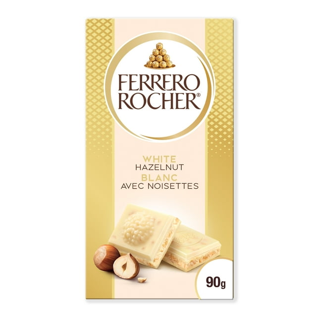 Ferrero Rocher White Chocolate Hazelnut Bar 90g