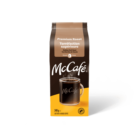 McCafe Premium Medium Dark Roast Ground Coffee 340g, 340 g
